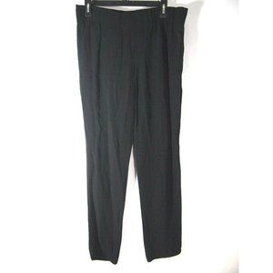 ALC Womens Dress Pants 12 Relaxed Fit Elastic Waist Viscose Crepe Career USA